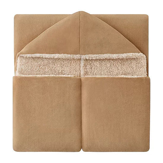 COZY HOODED THROW ICED COFFEE
