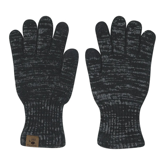 HAT GLOVE SET 2PK BLACK